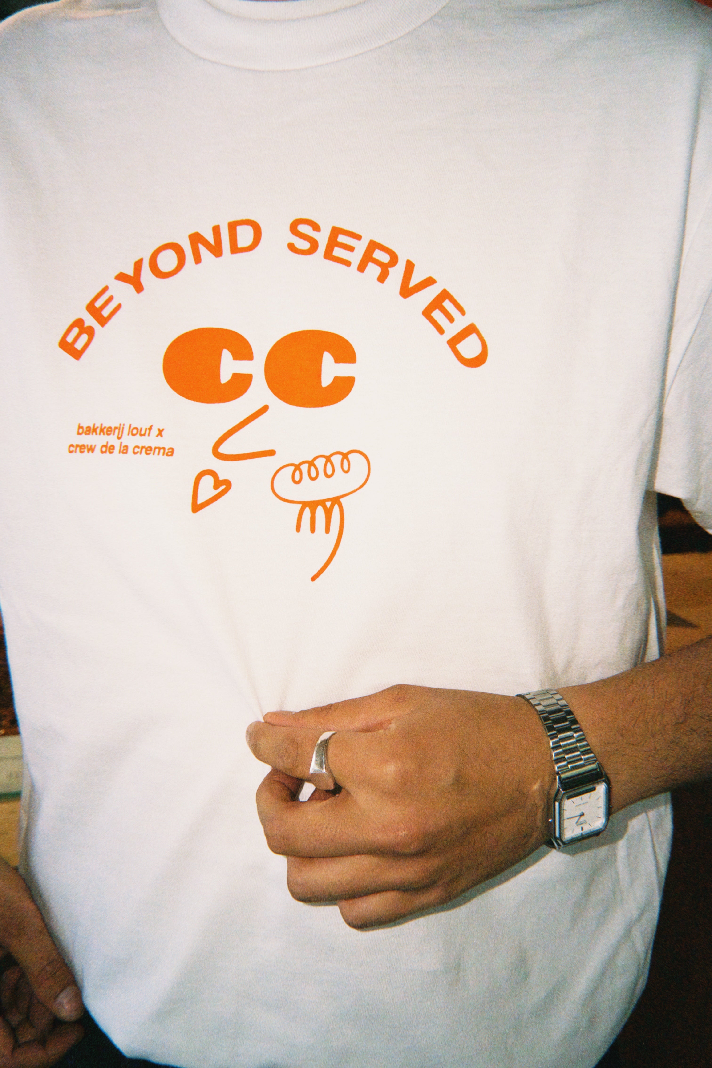 louf x crew beyond served tee